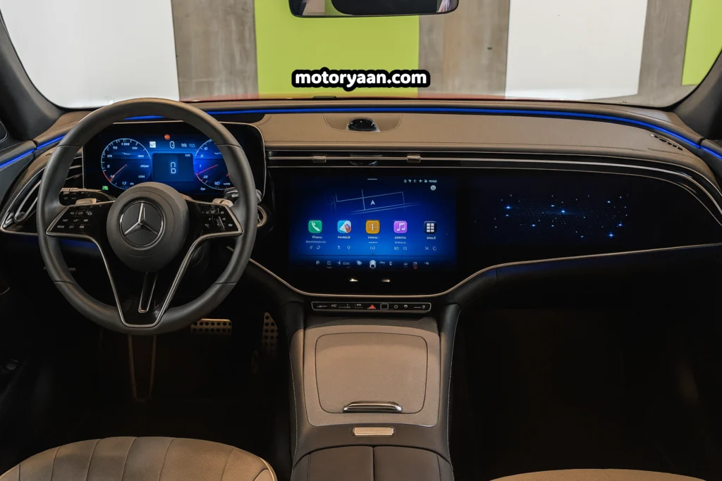 2025 Mercedes Benz E450 All-Terrain dashboard steering wheel instrument cluster infotainment screen