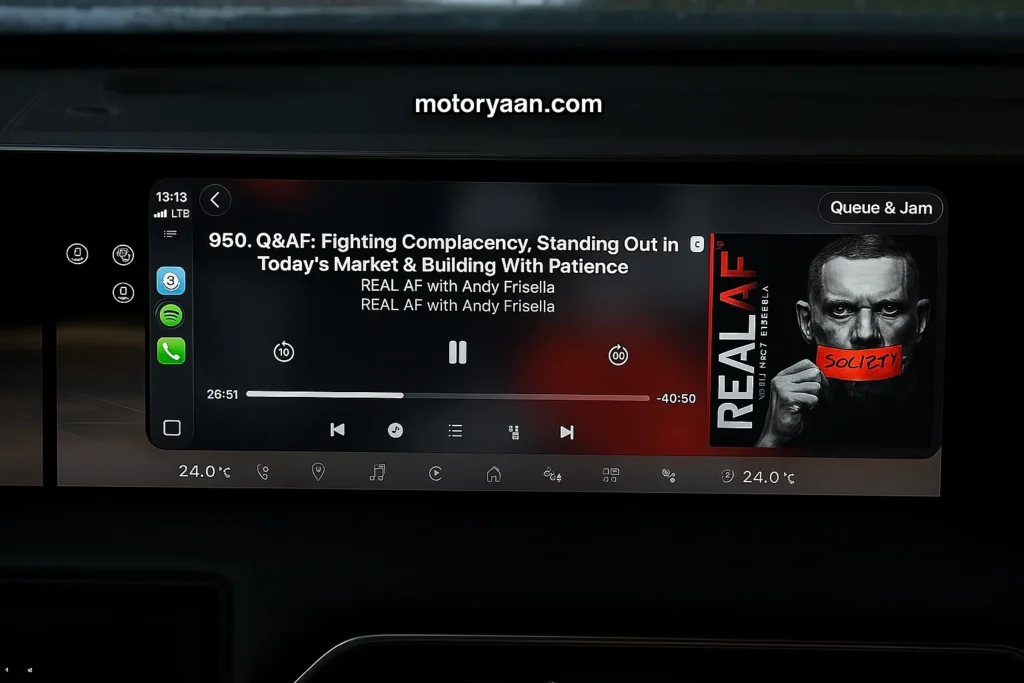 2025 Nissan Armada Pro-4X infotainment system touchscreen display