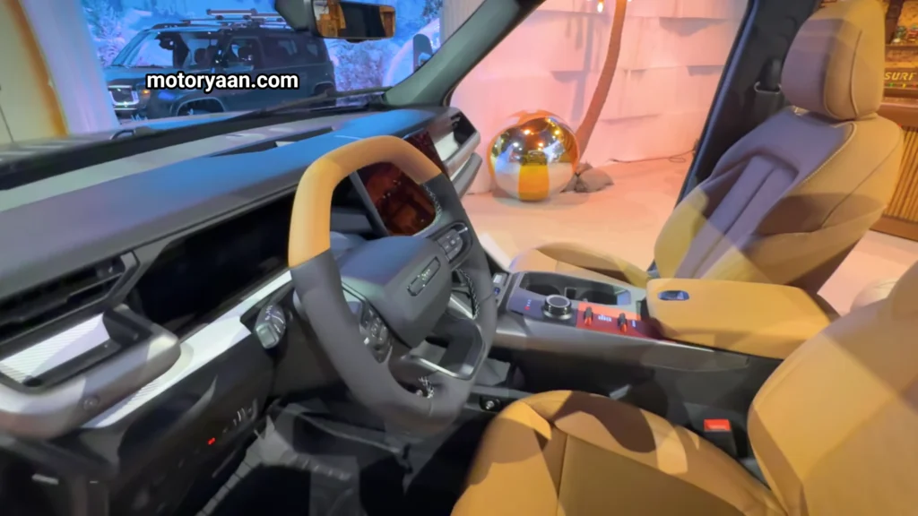 2026 Jeep Recon Moab First Look front interior seats and dashboard premium cabin layout