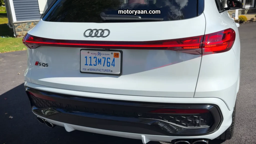 2025 Audi SQ5 Prestige Review rear close-up