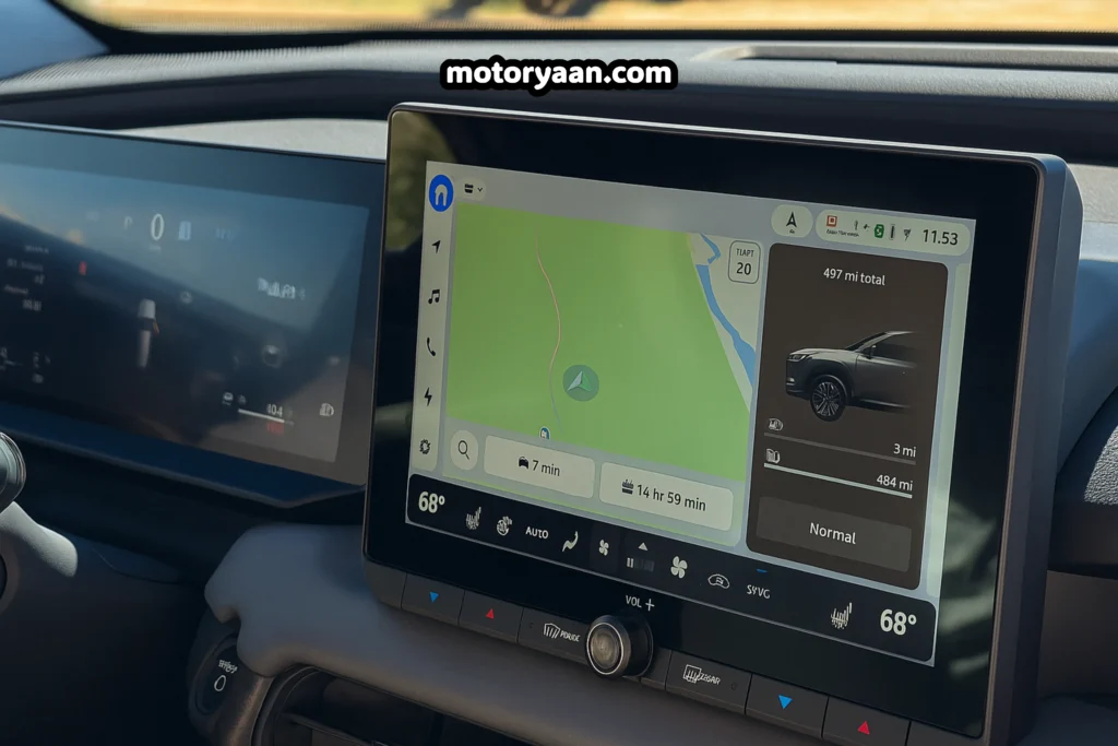 2026 Toyota RAV4 Woodland infotainment system close-up of updated touchscreen interface