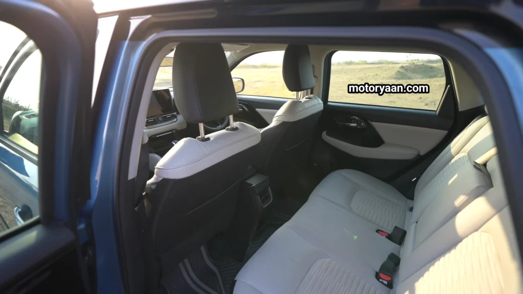 2025 Maruti Victoris ZXI Plus (O) front and second row seats with premium upholstery