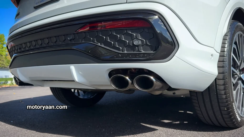 2025 Audi SQ5 Prestige Review rear bumper view