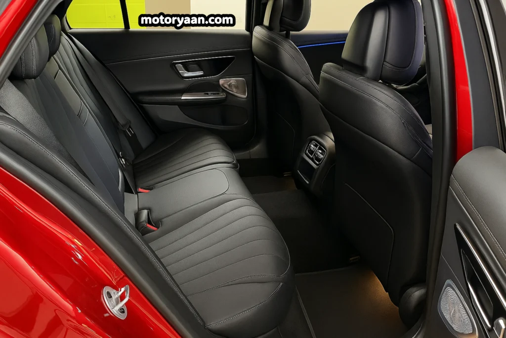 2025 Mercedes Benz E450 All-Terrain second row seats interior