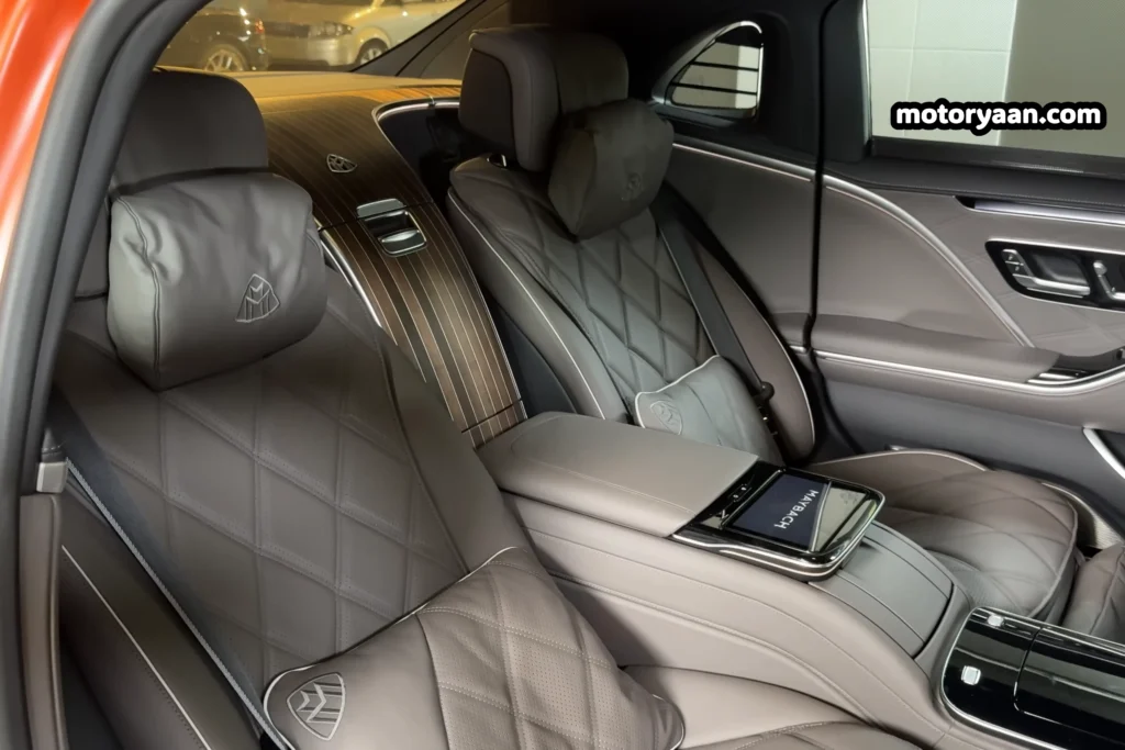 2025 Mercedes Maybach S680 Manufaktur rear seats view