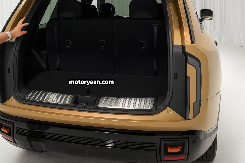 2027 Kia Telluride boot space cargo area