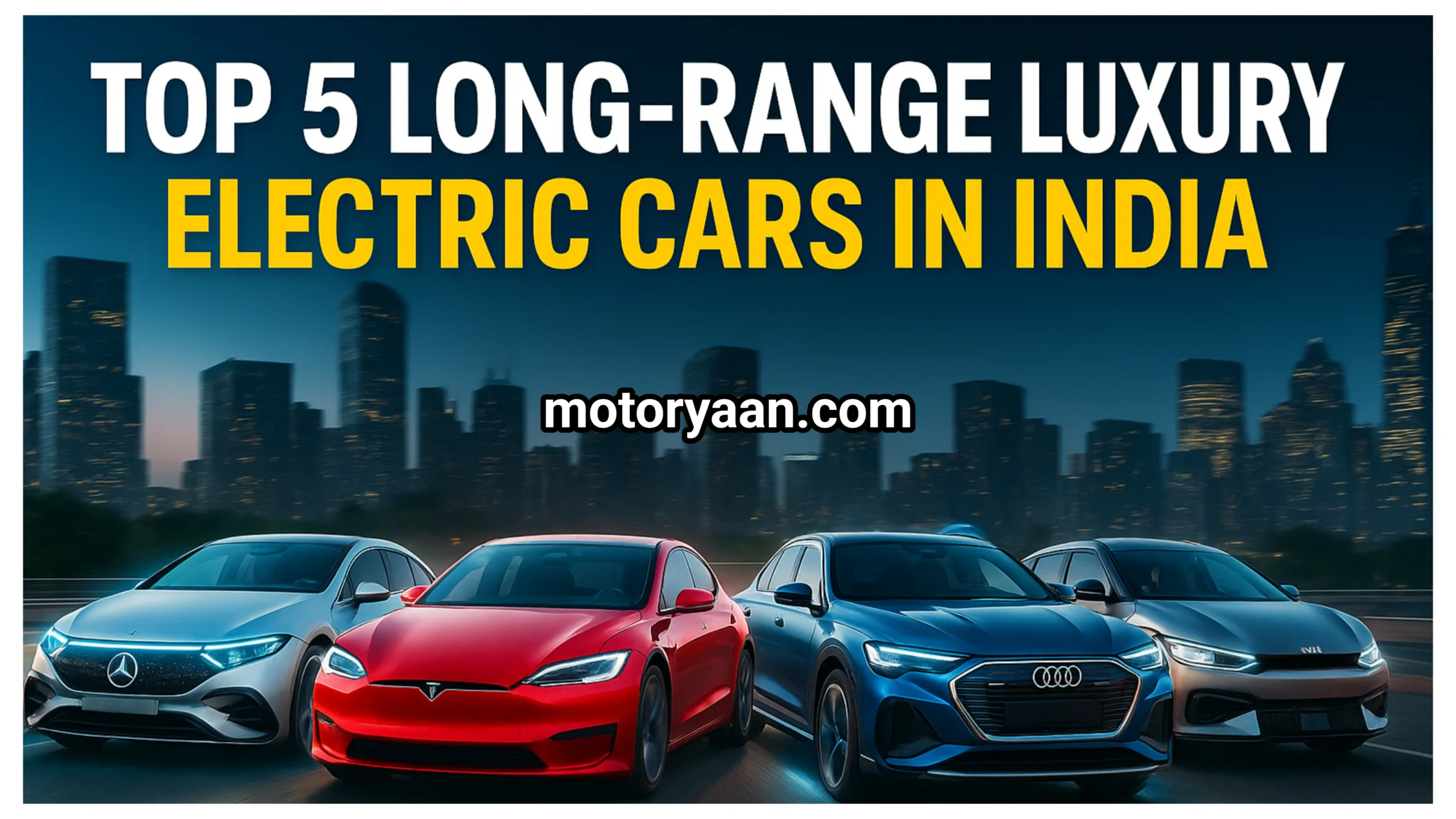 Long-Range Luxury Electric Cars in India 2025