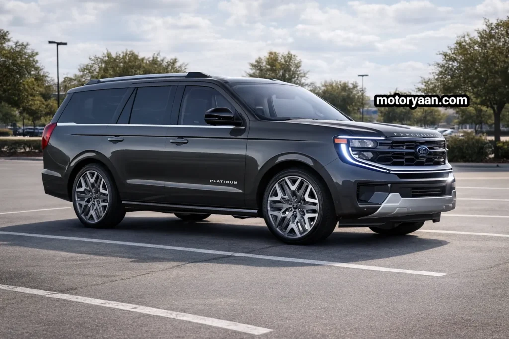 2025 Ford Expedition Max Platinum front and side profile view