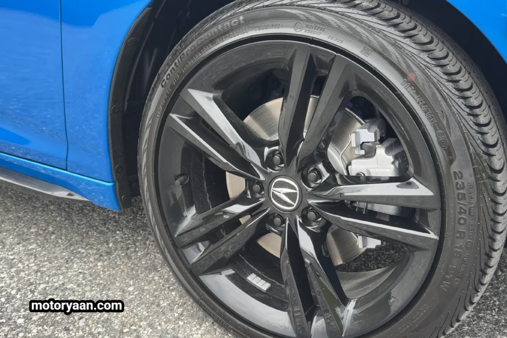 2026 Acura Integra A-Spec Tech 18-inch alloy wheel close-up
