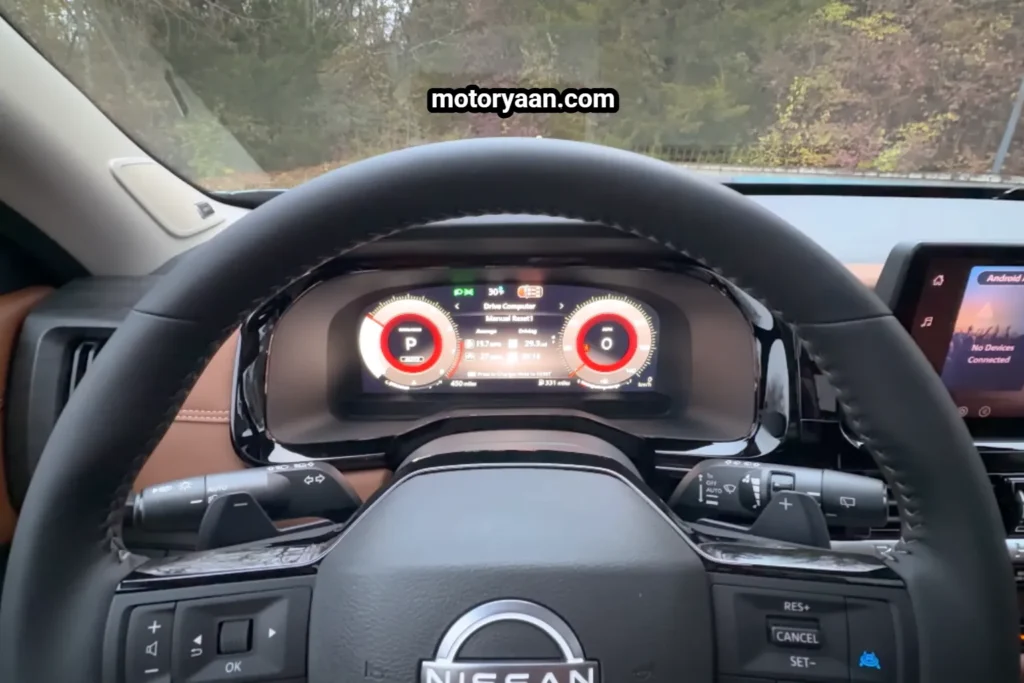 2026 Nissan Pathfinder digital instrument cluster display