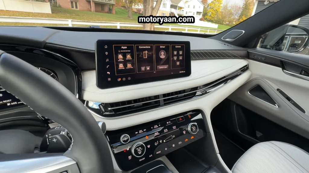 2026 Infiniti QX60 Review infotainment system with Google built-in