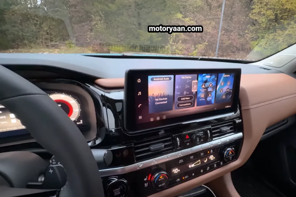 2026 Nissan Pathfinder 12.3-inch infotainment system with Google built-in