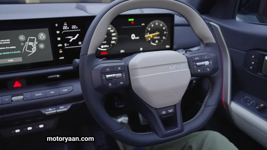 New Gen Kia Seltos 2026 multifunction steering wheel