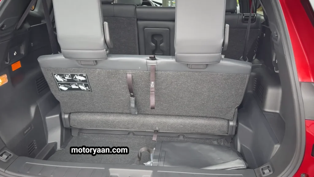 2026 Nissan Rogue Plug-in Hybrid First Drive boot space with third row seats upright