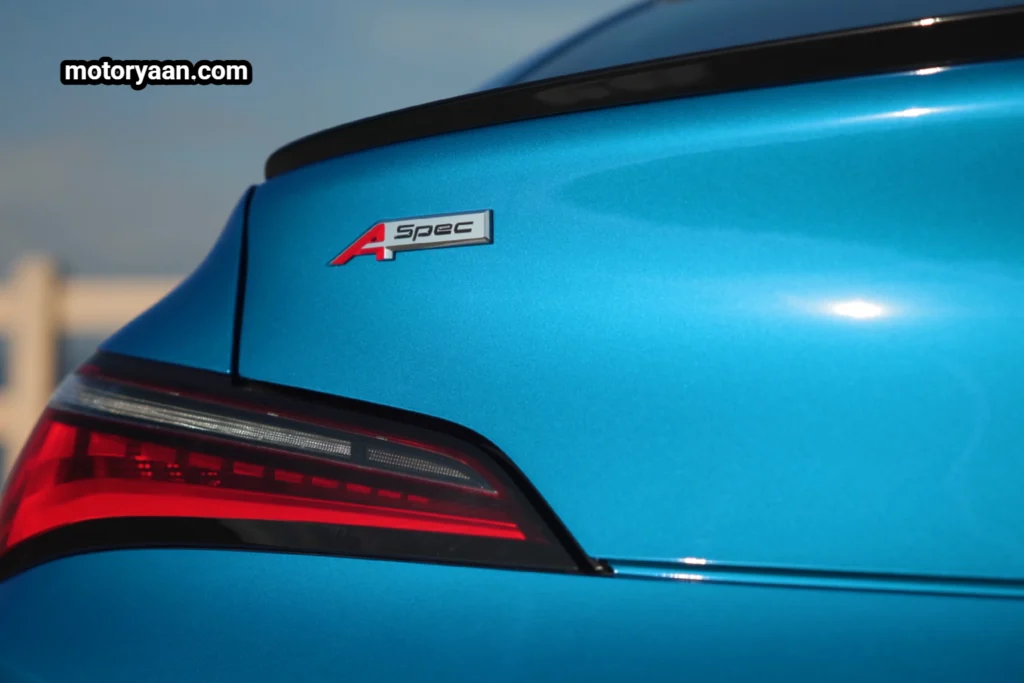 2026 Acura Integra A-Spec Tech rear close-up with LED tail lights