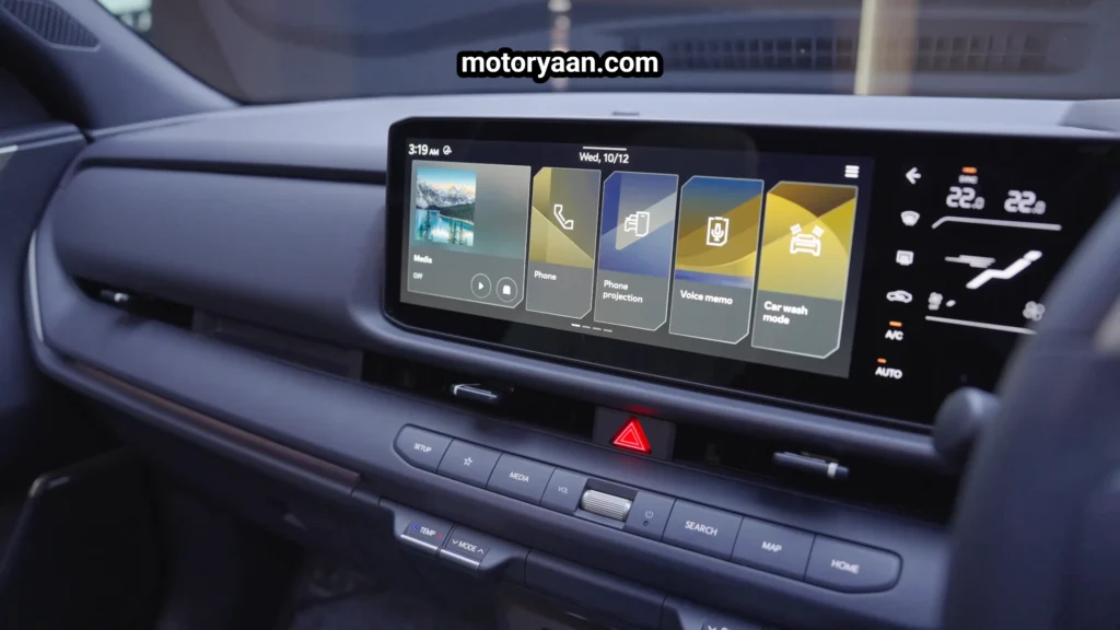 New Gen Kia Seltos 2026 touchscreen infotainment system