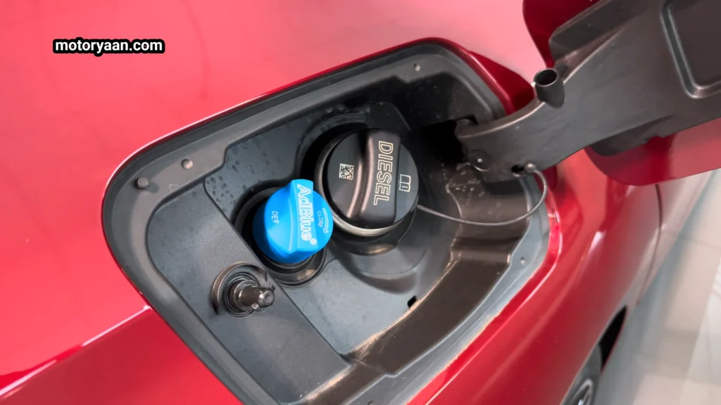 2026 BMW 5 Series 540d xDrive Touring fuel filler neck