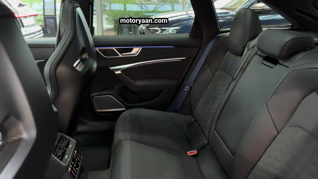 2026 Audi RS6 Avant Performance second row seats with spacious cabin