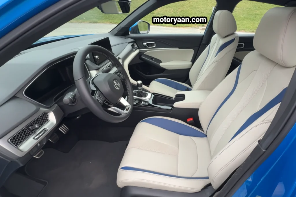 2026 Acura Integra A-Spec Tech front interior with dashboard and center console