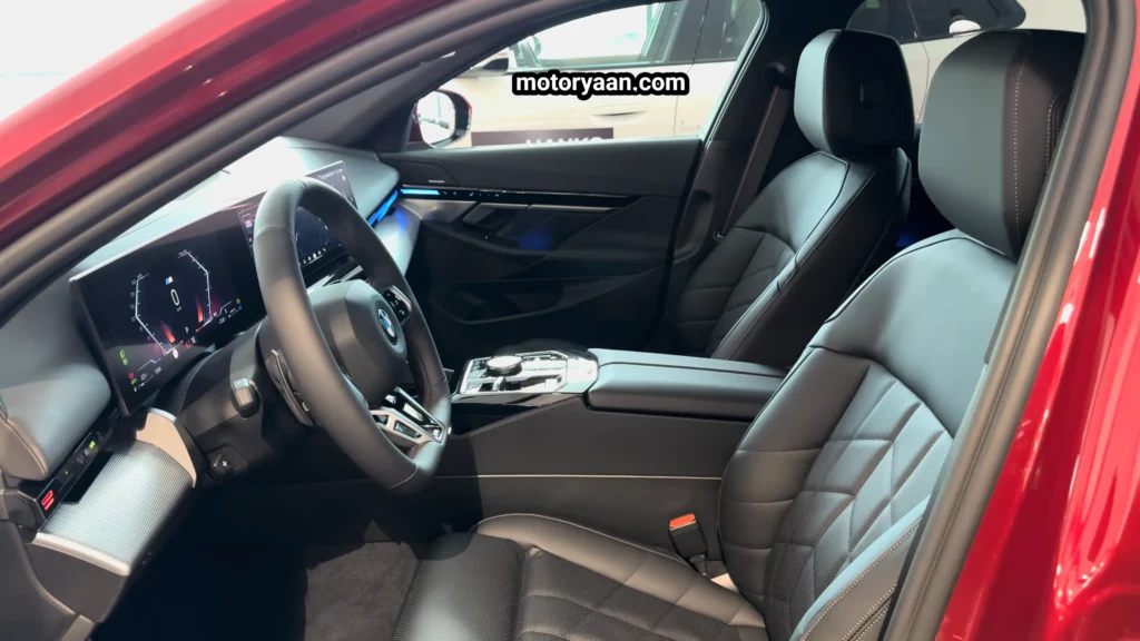 2026 BMW 5 Series 540d xDrive Touring front interior dashboard seats