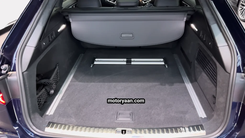 2026 Audi RS6 Avant Performance boot space showing large cargo capacity