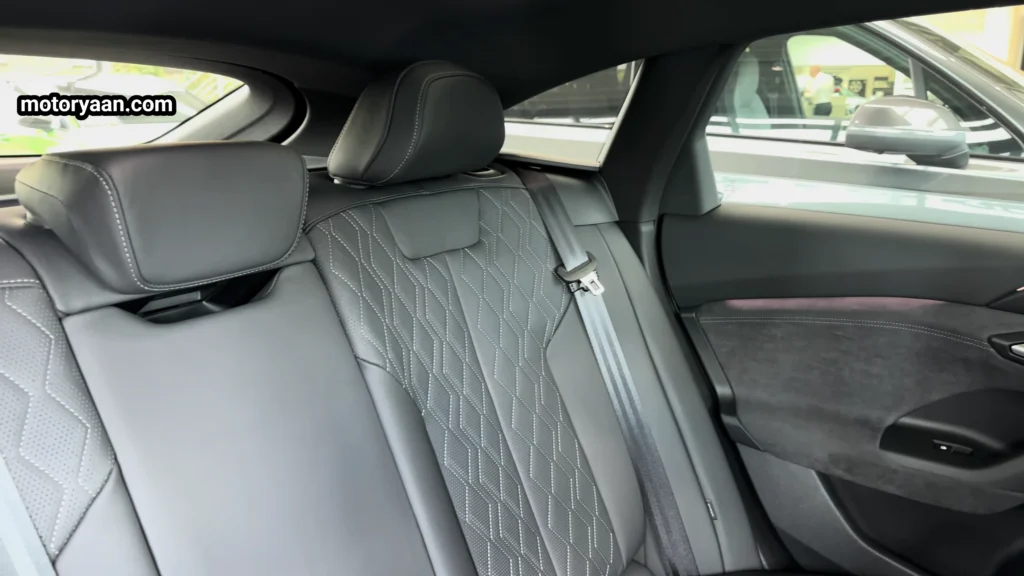 2025 Audi A6 e-tron rear seats with spacious legroom