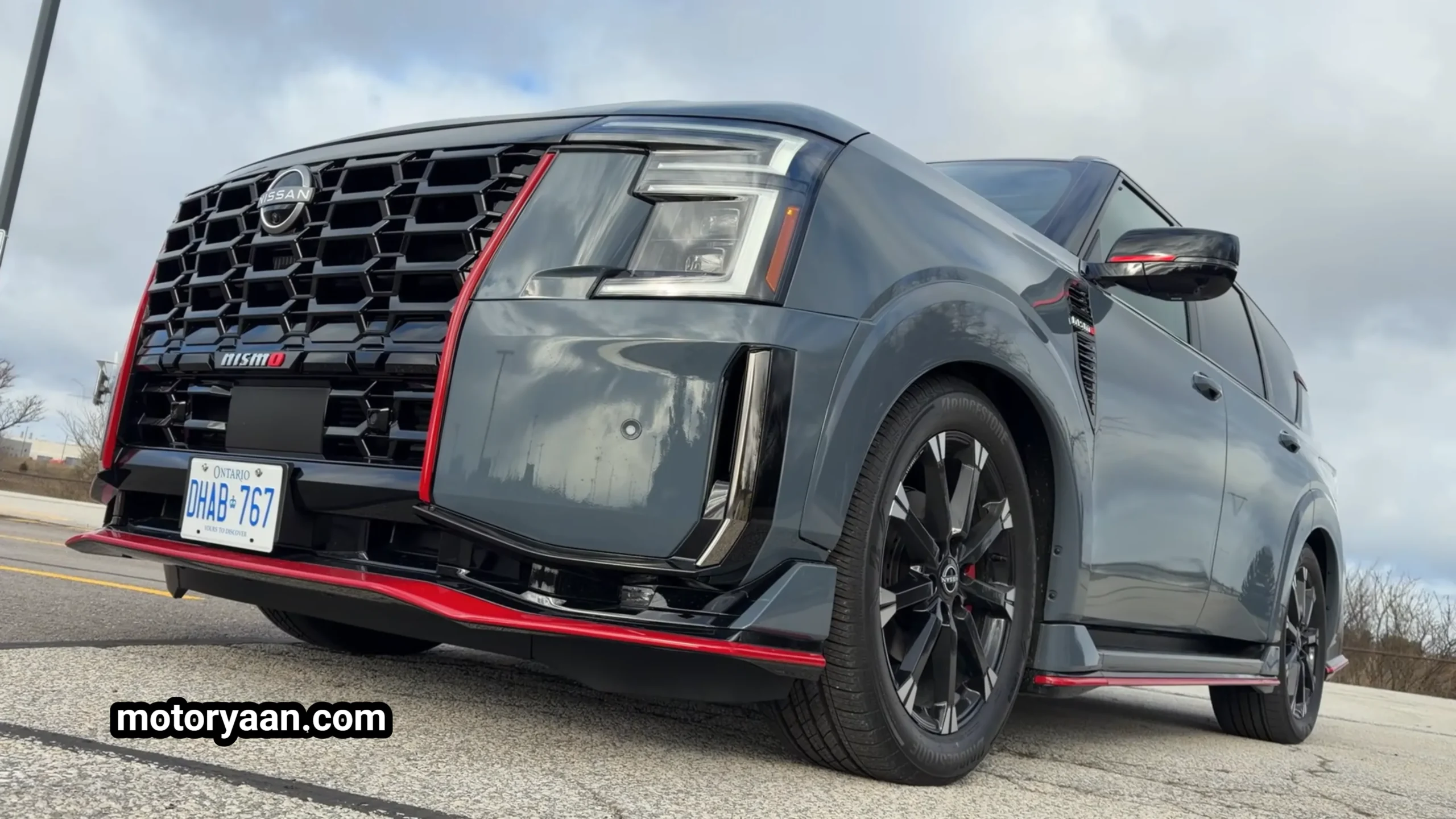 2026 Nissan Armada Nismo Review close-up front and side profile design details