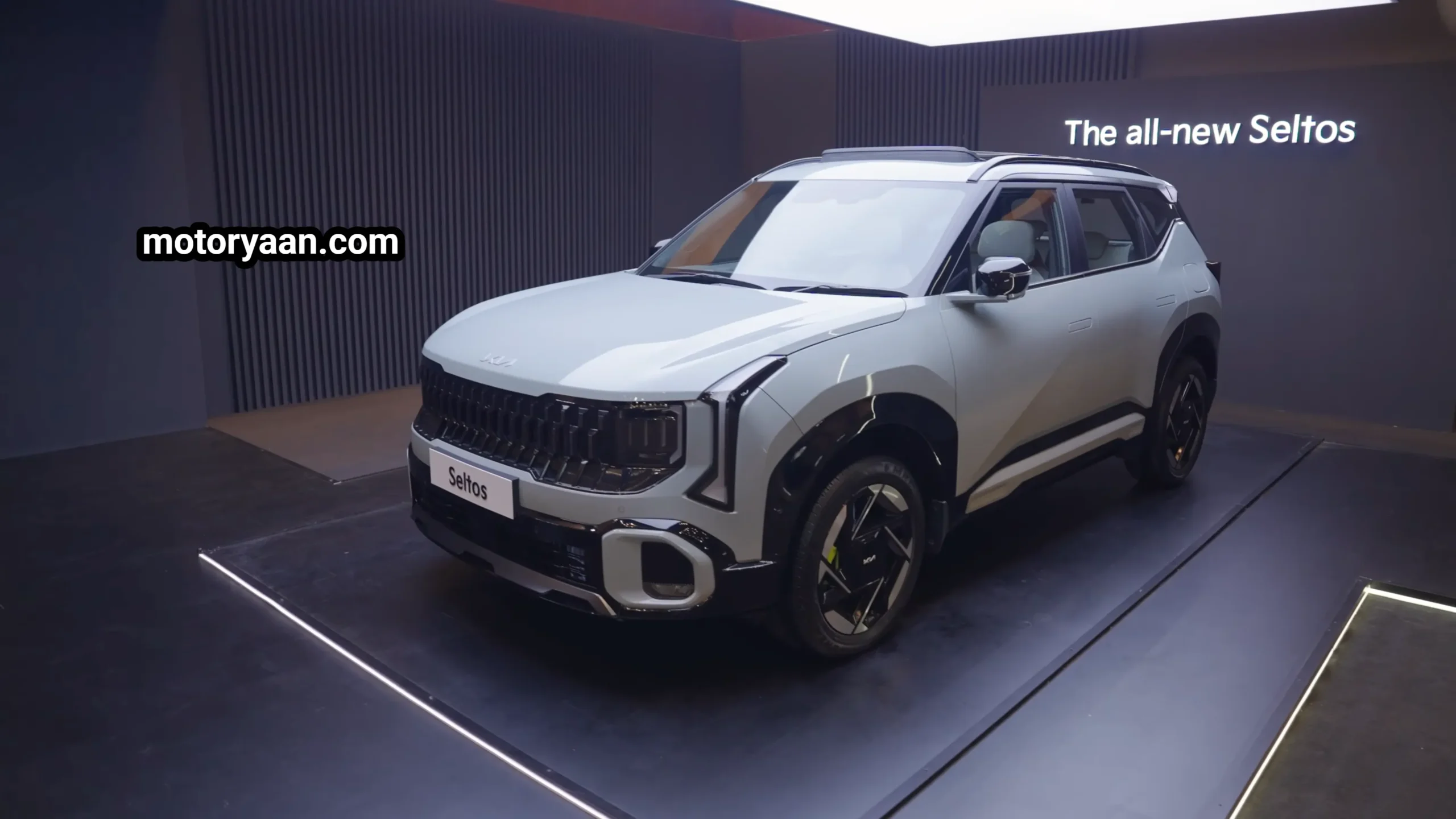 New Gen Kia Seltos 2026 front side and bonnet top angle view