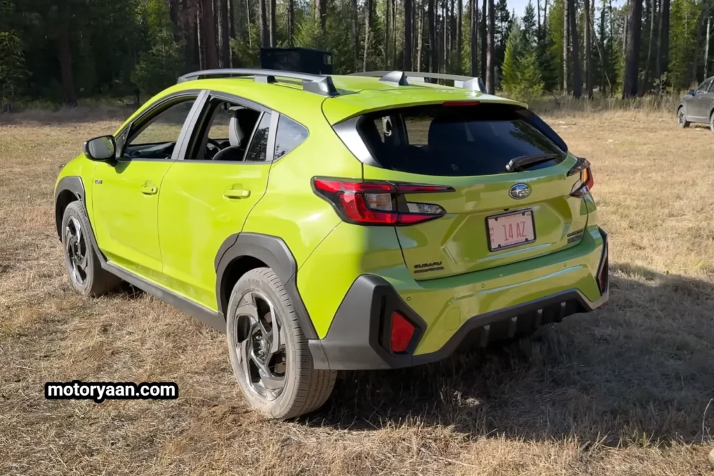 2026 Subaru Crosstrek e-Boxer Hybrid Limited side and rear profile exterior