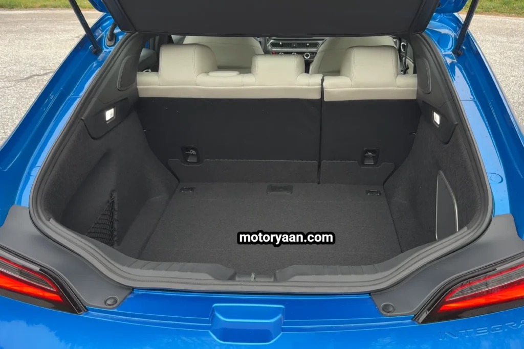 2026 Acura Integra A-Spec Tech boot space with rear seats up