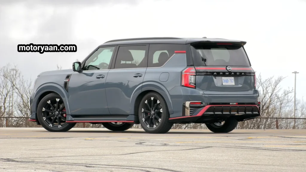2026 Nissan Armada Nismo Review full side and rear profile exterior view