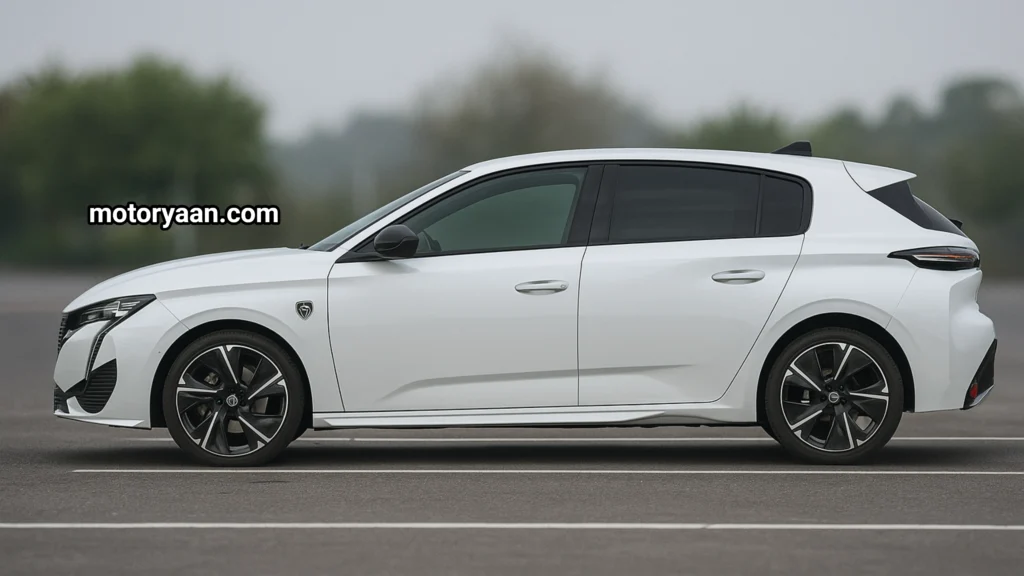 2026 Peugeot E308 Review full side profile exterior view