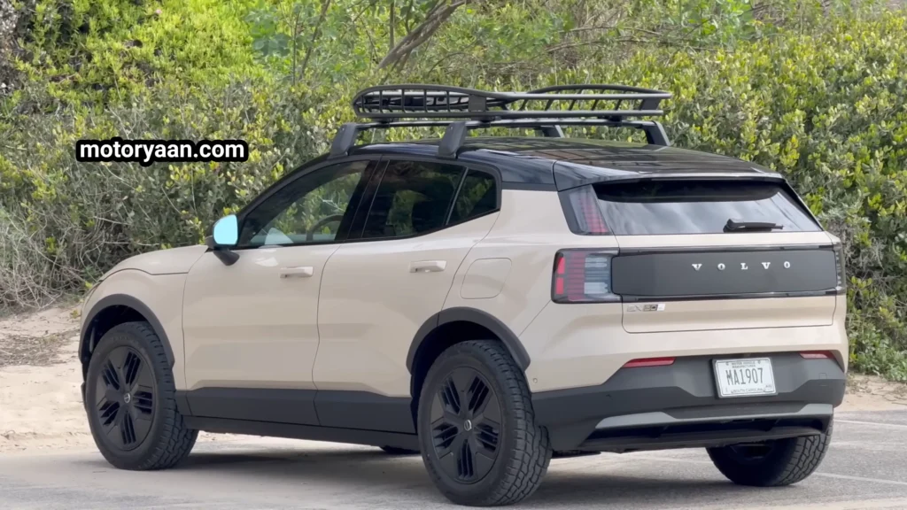 2026 Volvo EX30 Cross Country Review side and rear profile with rugged SUV styling