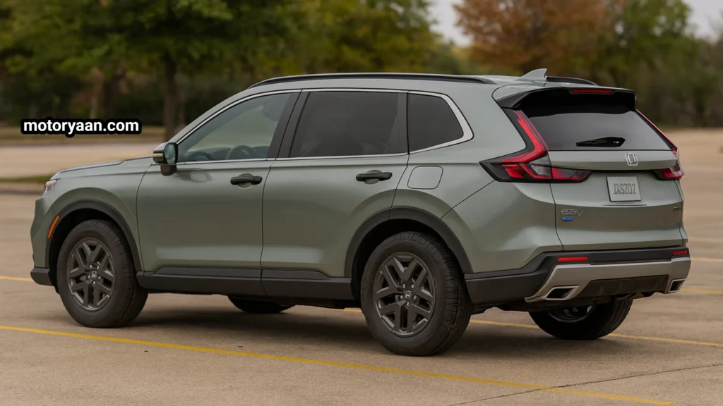 2026 Honda CRV Trail Sport side and rear profile – 2026 Honda CRV Trail Sport Review