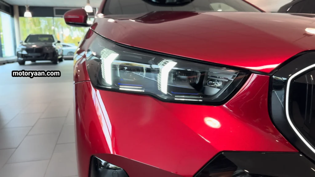 2026 BMW 5 Series 540d xDrive Touring LED headlight close-up