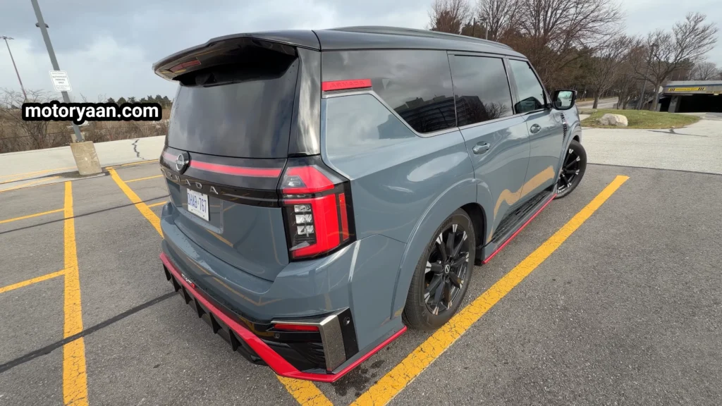 2026 Nissan Armada Nismo Review close-up rear and side profile highlights