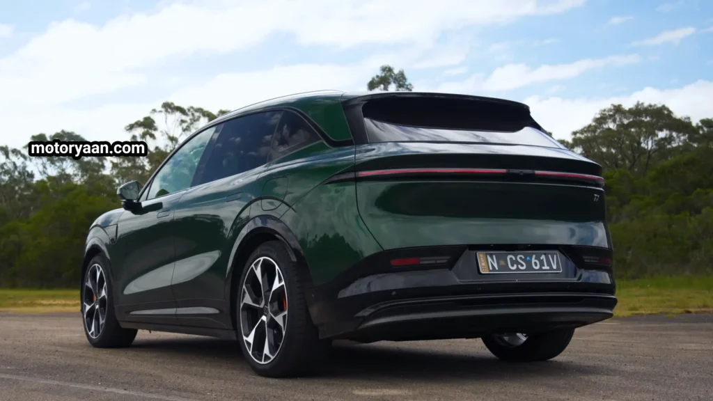 Zeekr 7X Performance AWD Review side and rear profile LED tail light design