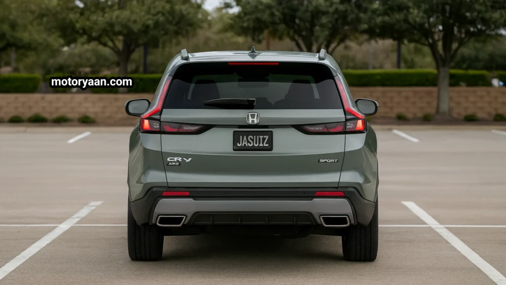 2026 Honda CRV Trail Sport rear profile – 2026 Honda CRV Trail Sport Review