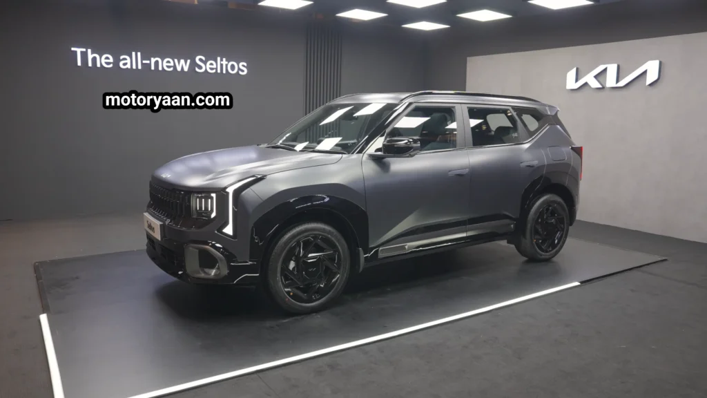 New Gen Kia Seltos 2026 side profile with alloy wheels
