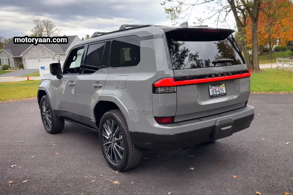 2026 Lexus GX 550 Luxury Plus Review side and rear design with LED taillights