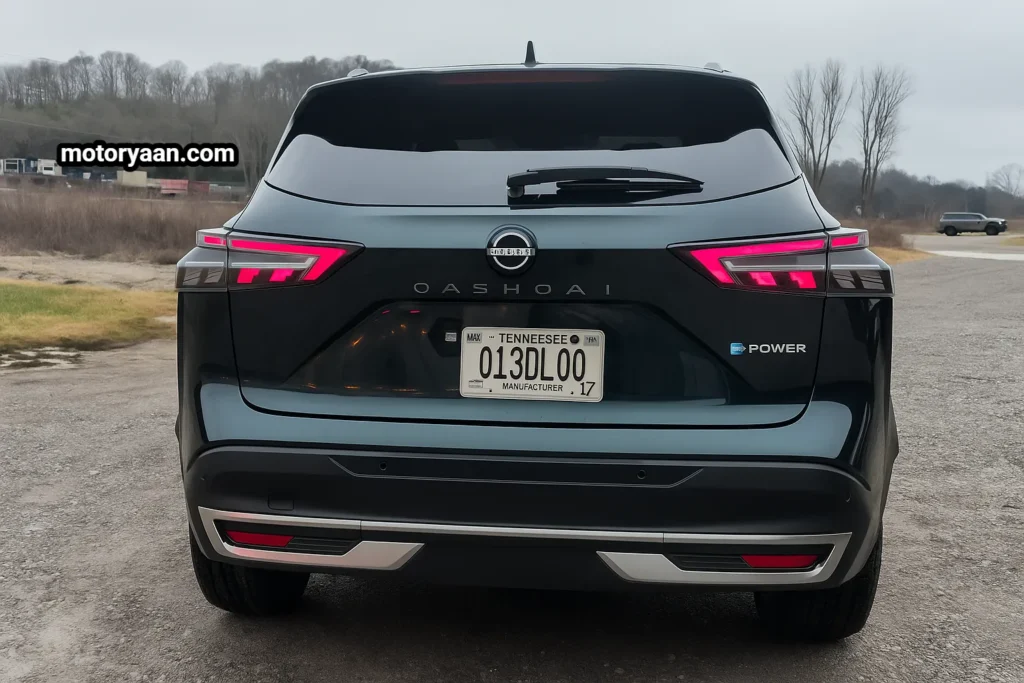 2025 Nissan Qashqai e-Power Review rear profile view