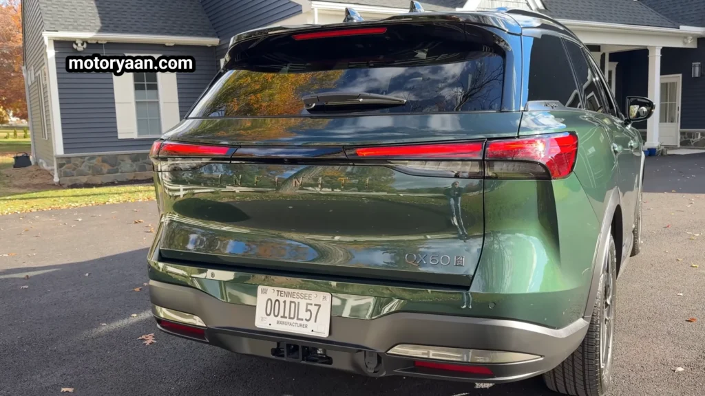 2026 Infiniti QX60 Review rear profile with full LED tail lights