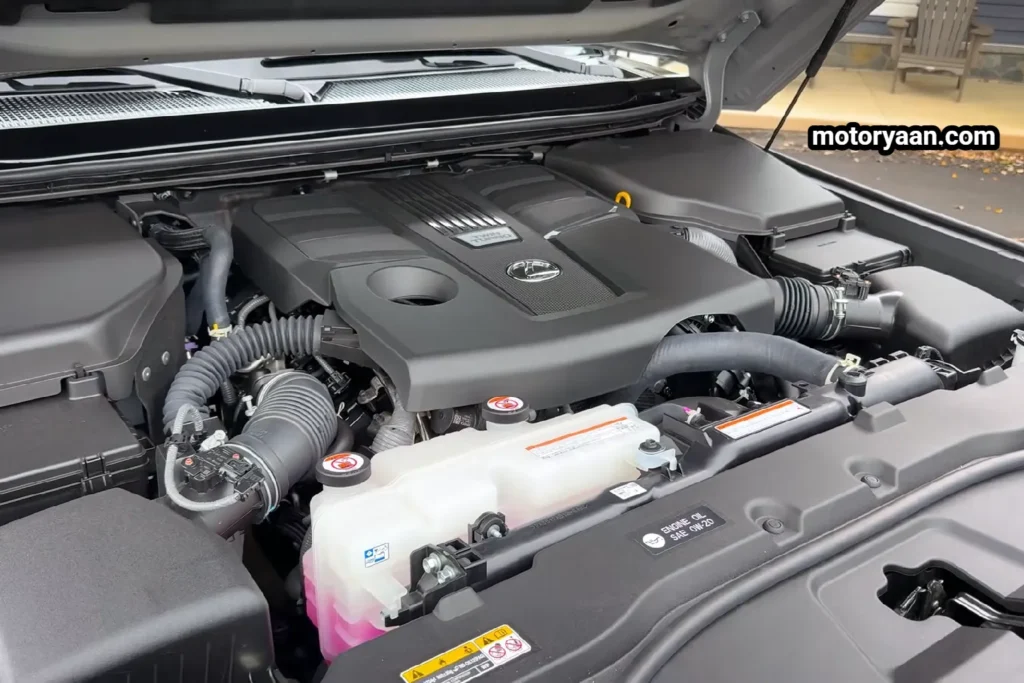 2026 Lexus GX 550 Luxury Plus Review engine bay twin-turbo V6 layout