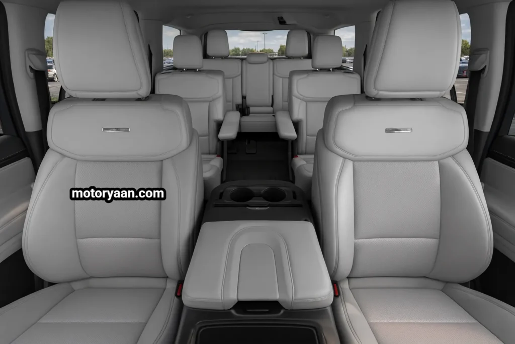 2025 Ford Expedition Max Platinum complete interior with three-row seating
