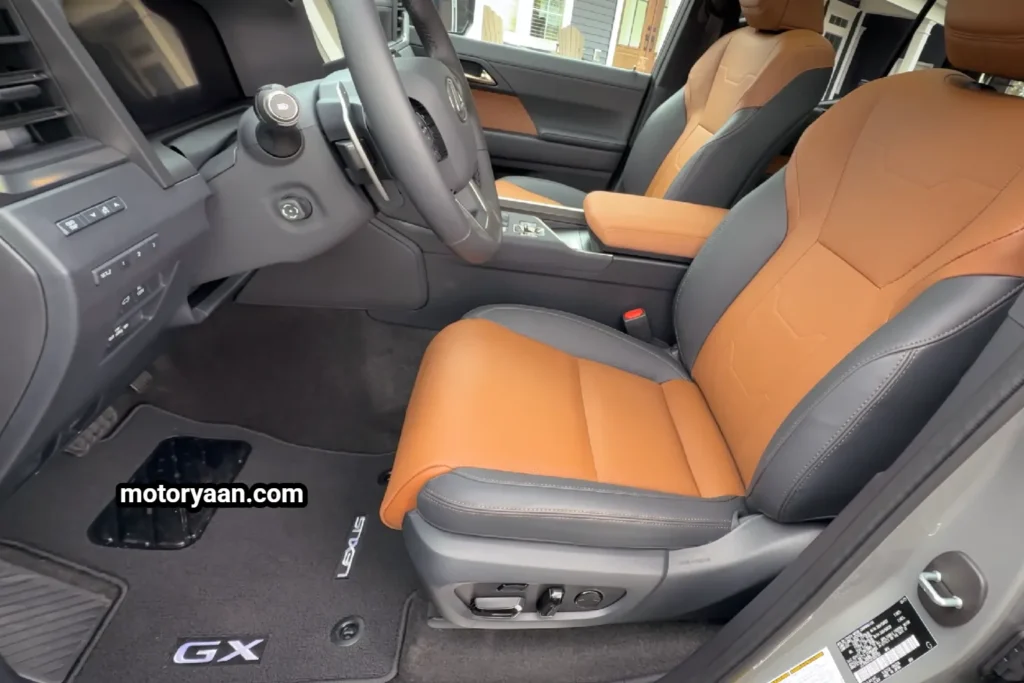 2026 Lexus GX 550 Luxury Plus Review dashboard front seats premium interior