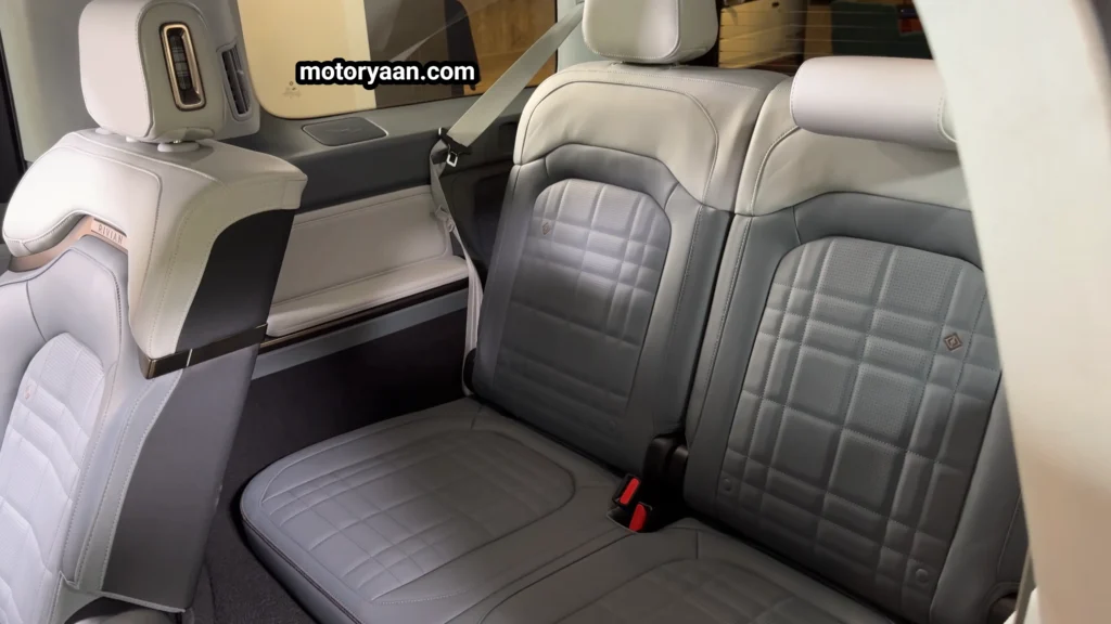2026 Rivian R1S Quad Motor Review third row seats interior image