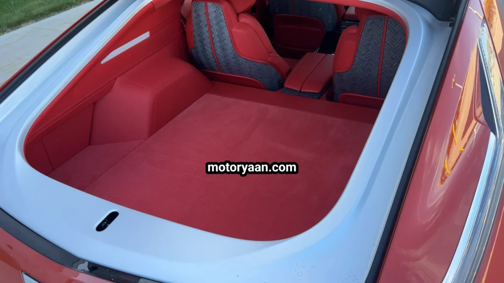 2025 Cadillac Celestiq Review rear boot space with luxury hatchback layout