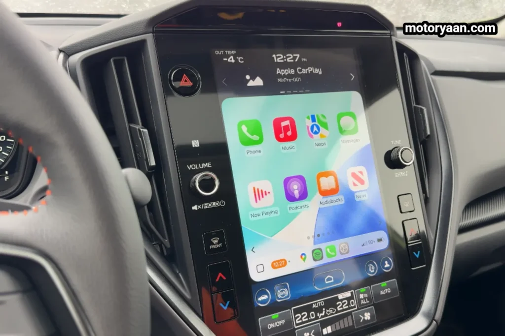 2026 Subaru Crosstrek e-Boxer Hybrid Limited infotainment touchscreen system