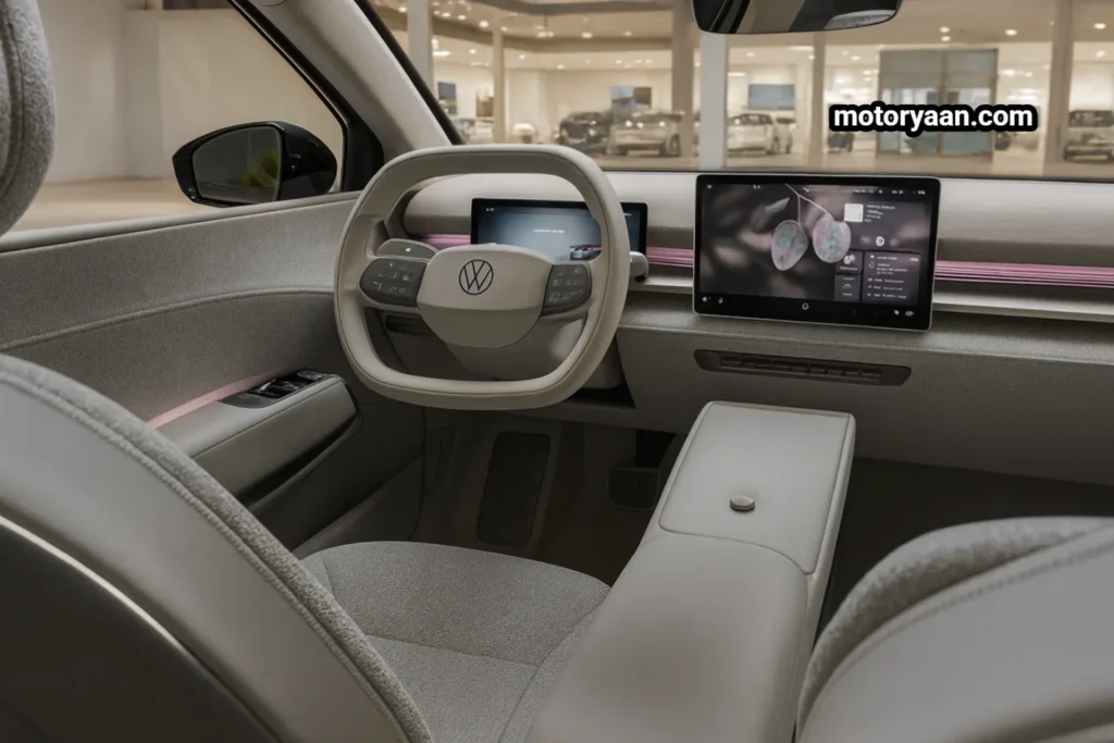 2026 ID Polo Electric First Drive Review complete front interior layout