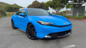 2026 Honda Prelude front and side profile showing coupe stance and wide body design